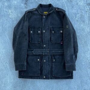 Belstaff Black Prince Roadmaster Denim Jacket
